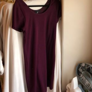Forever 21 Maroon T Shirt Dress REPOST